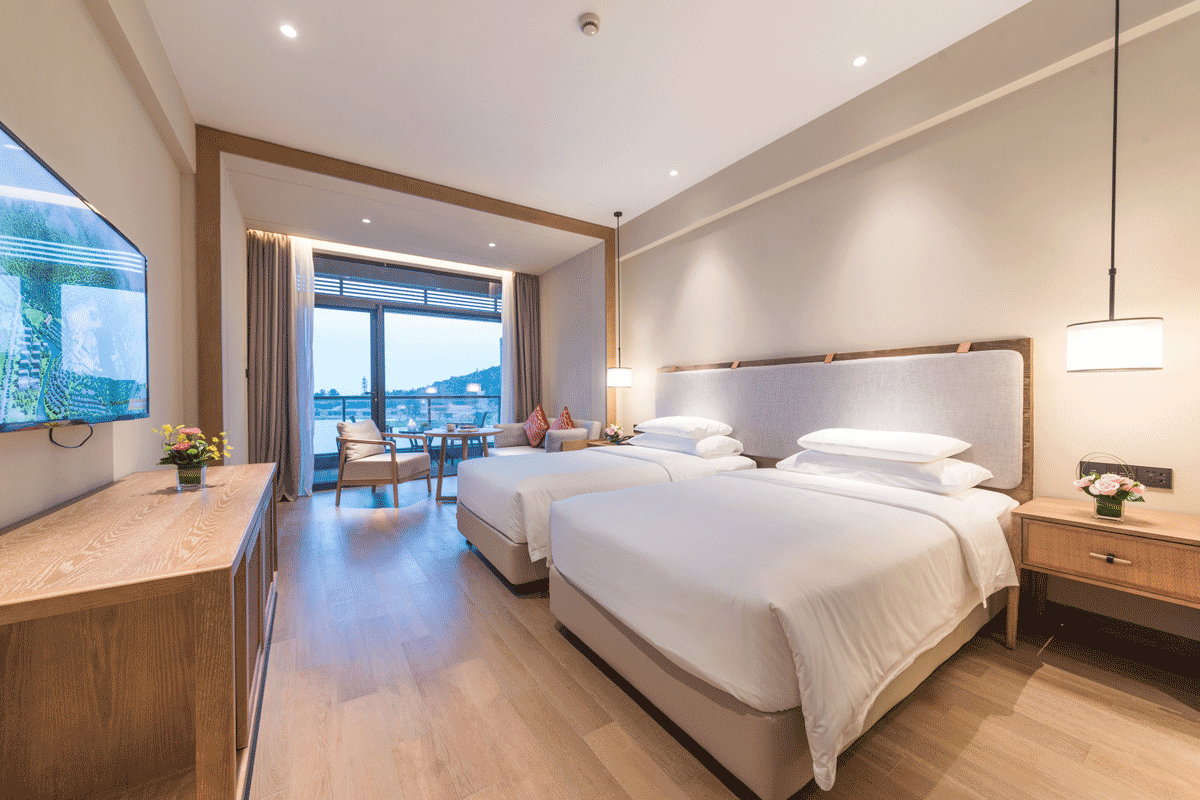 浙江德清莫干山开元森泊度假乐园1晚住宿含早餐水乐园幻想岛儿童乐园